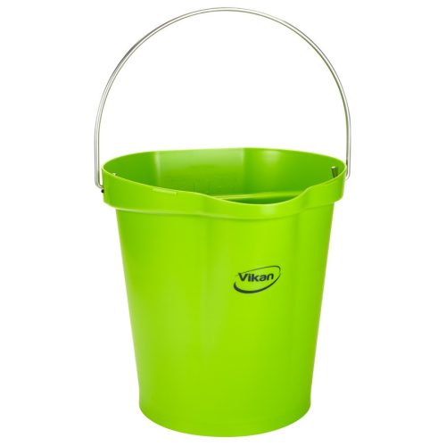 Élelmiszeripari vödör 12 liter Lime Vikan HACCP System