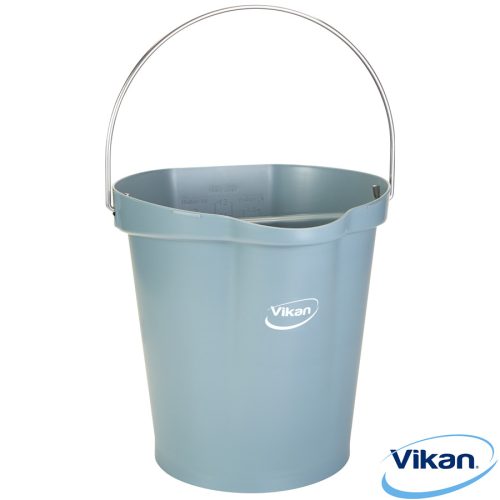 Élelmiszeripari vödör 12 liter szürke Vikan HACCP System