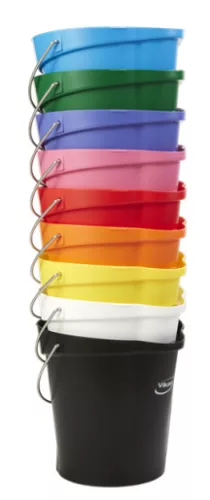 Élelmiszeripari Vödör 12 Liter fekete Vikan HACCP System