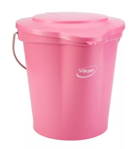 Fedő 12 literes vödörhöz pink Vikan HACCP system