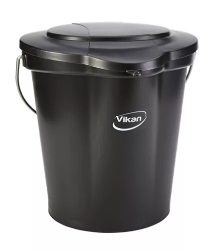 Fedő 12 literes vödörhöz fekete Vikan HACCP system