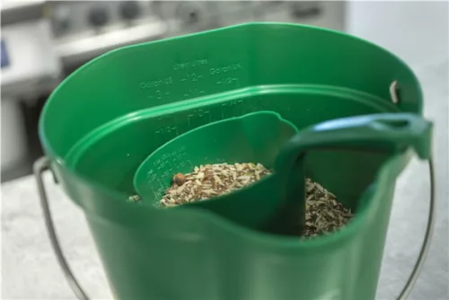 Élelmiszeripari Vödör 6 liter ZÖLD Vikan HACCP System