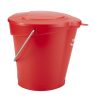 Élelmiszeripari Vödör 6 liter PIROS Vikan HACCP System