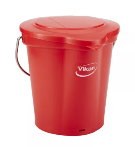 Élelmiszeripari Vödör 6 liter PIROS Vikan HACCP System