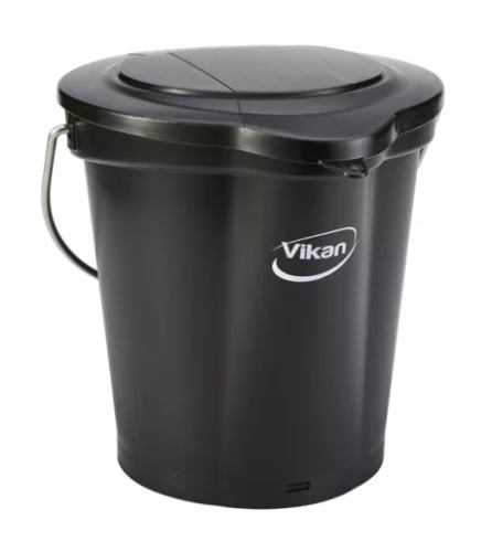 Élelmiszeripari Vödör 6 liter FEKETE Vikan HACCP System
