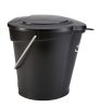 Élelmiszeripari Vödör 6 liter FEKETE Vikan HACCP System