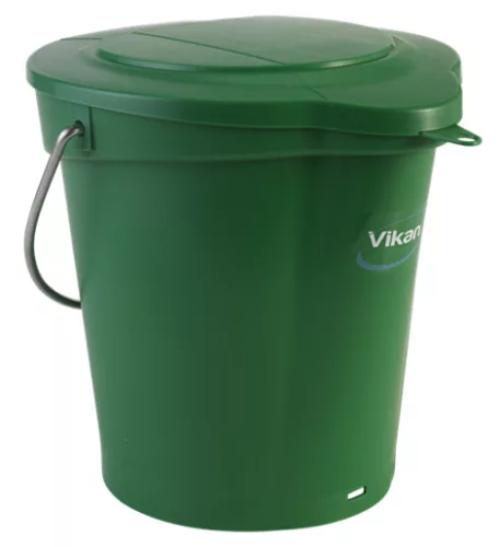 Fedő 6 literes vödörhöz zöld Vikan HACCP system