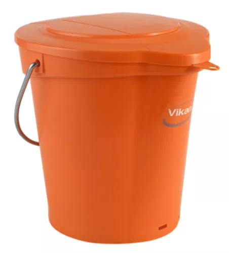 Fedő 6 literes vödörhöz narancs Vikan HACCP system