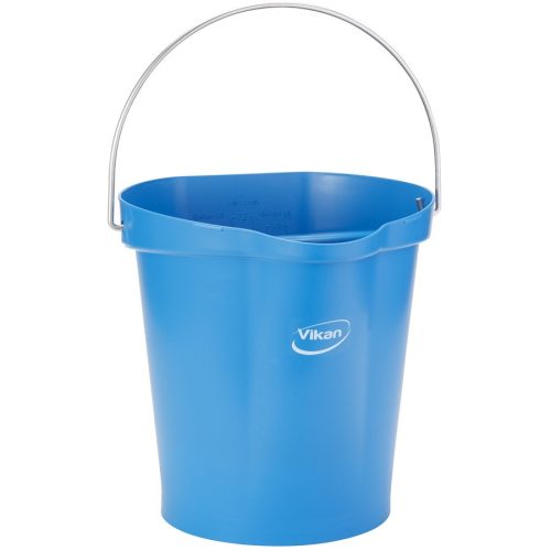 Vödör, fém detektálható, 12 literes, kék