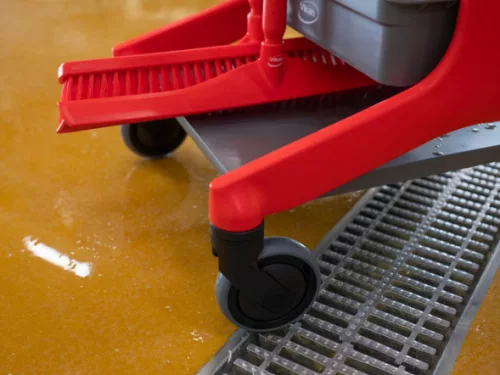 HyGo mobil takarító állomás, 780 mm, PIROS, Vikan