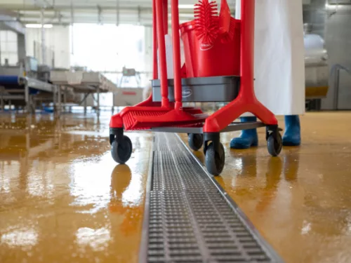 HyGo mobil takarító állomás, 780 mm, PIROS, Vikan