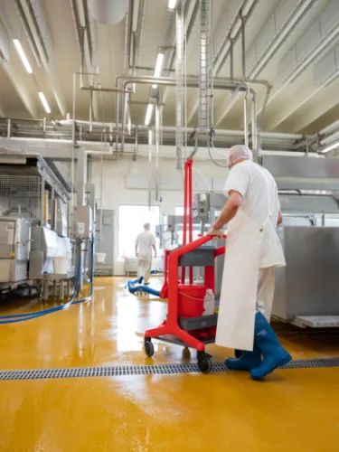 HyGo mobil takarító állomás, 780 mm, PIROS, Vikan