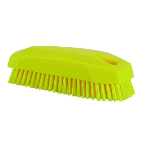 Körömkefe sárga erős szálak 130mm Vikan