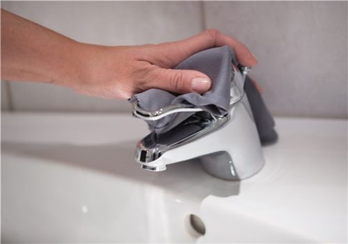 Fényesítő törlőkendő kék 40x40cm 5db/csomag Vikan