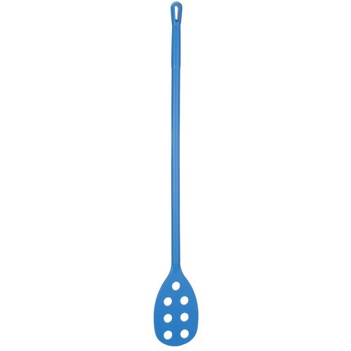 Keverőkanál furatokkal, fém detektálható, Ø31 mm, 1200 mm, kék