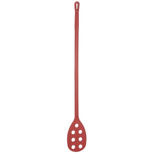 Keverőkanál furatokkal, fém detektálható, Ø31 mm, 1200 mm, piros