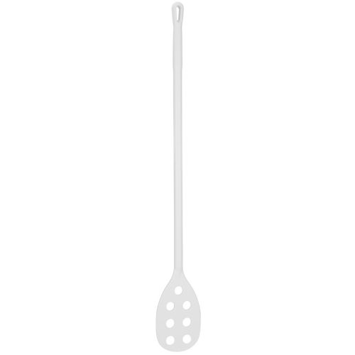Keverőkanál furatokkal, fém detektálható, Ø31 mm, 1200 mm, fehér