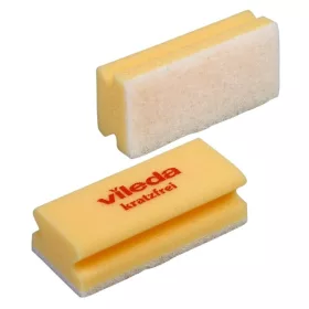   Nem karcoló szivacs sárga (fehér dörzsivel) 7x15cm Vileda Professional