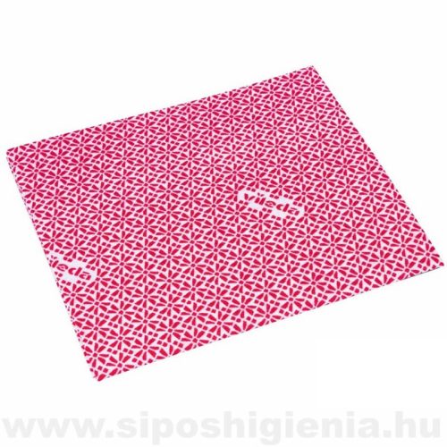 WiPro Univerzális kendő antibakteriális PIROS 36x42cm, 20 db/csomag Vileda Professional