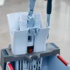 UltraSpeed Pro Double Bucket Ready to GoSTARTER KIT 25lit+10lit vödör. UltraSpeed prés, US moptartó, MicroPlus mop Teleszkópnyél, tolókar