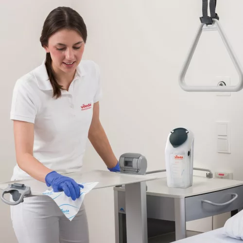 Vileda SafePlus Micron Roll Mini 30lapos kendő utántöltő csomag kék, Vileda Professional