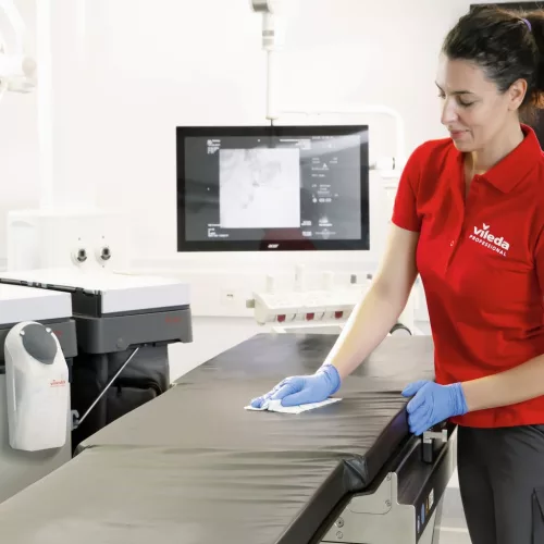 Vileda SafePlus Micron Roll Mini 30lapos kendő utántöltő csomag kék, Vileda Professional