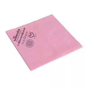   r-MicronQuick PIROS, mikroszálas törlőkendő,38x40cm 5db/csomag, Vileda Professional ( 20 csomag/karton)