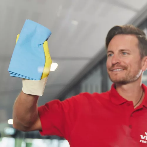 r-MicronQuick SÁRGA, mikroszálas törlőkendő,38x40cm 5db/csomag, Vileda Professional (20 csomag/karton)