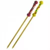Bambusz pálcika szövött fogóval 12cm 100db/csomag