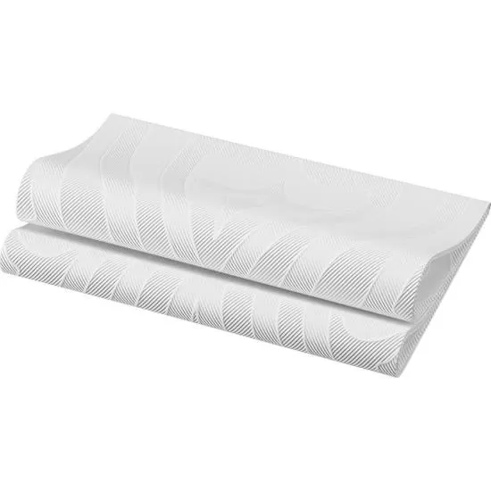 Duni Elegance Lily napkin 40x40cm white 40pcs/pack