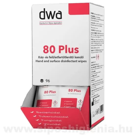 DWA 80 Plus kéz- és felületfertőtlenítő kendő GASTRO kináló dobo