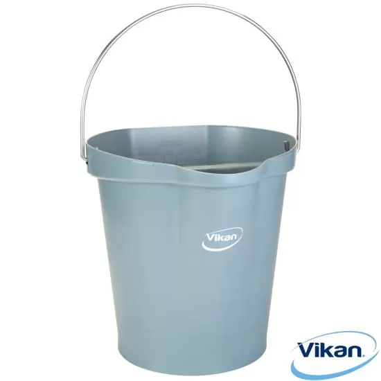 Hygiene Bucket, Grey, 12 Litre, Vikan