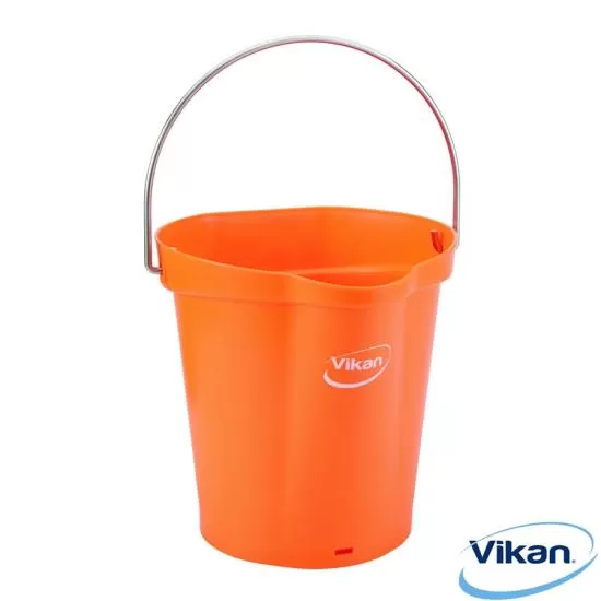Bucket 6 liters, orange Vikan HACCP Sytem