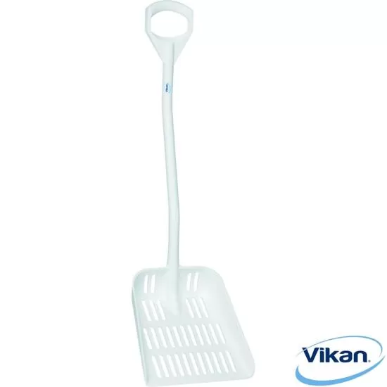 Shovel with drain holes white, HACCP System  (56035)