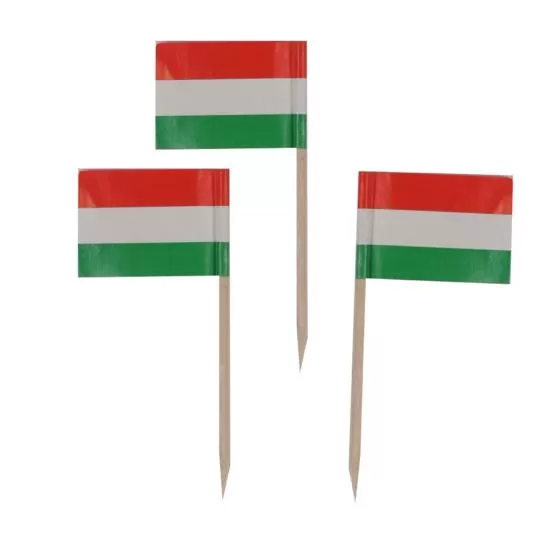 Hungarian flag stick 144pcs