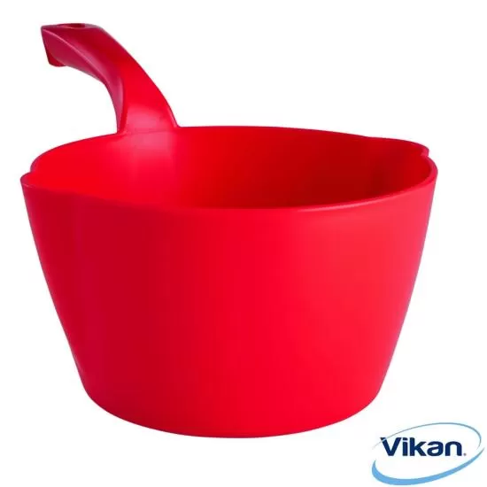 2Litre Round Scoop red Vikan