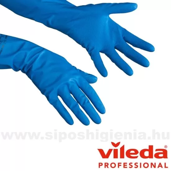 Multipurpose gumikesztyű kék, S méret, 10pár/csomag Vileda Proff