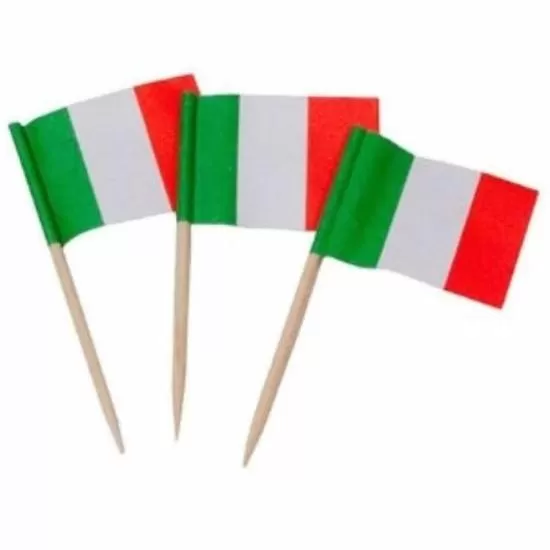 olasz zászlo pálcika 144db/csomag