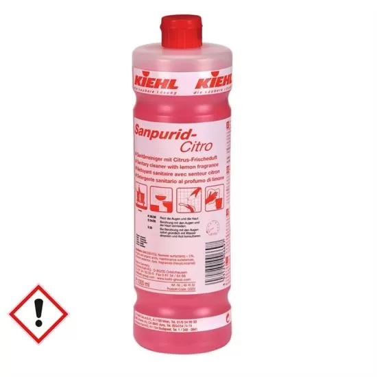 Sanpurid Classic Sanitary cleaner with fresh lemon scent 1 liter