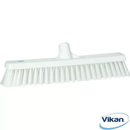Vikan Soft/Stiff Floor Broom, 400mm white (31745)