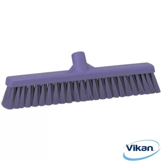 Vikan Soft/Stiff Floor Broom purple (31748)