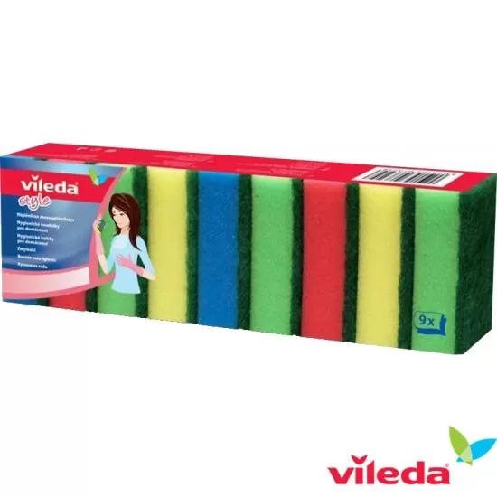 Vileda Style mosogatószivacs 9db-os Vileda ( régi neve Rainbow)
