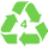 Recycling Symbol 4, Low density polyethylene (LDPE)